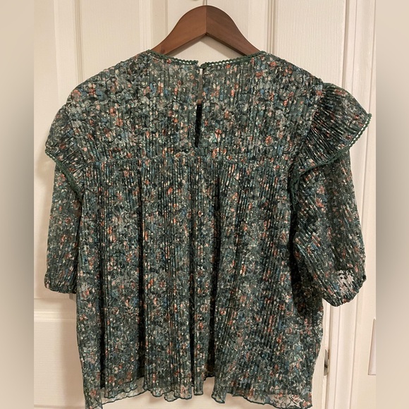 Porridge for Anthropologie Lace Crew-Neck Blouse - Picture 4 of 11